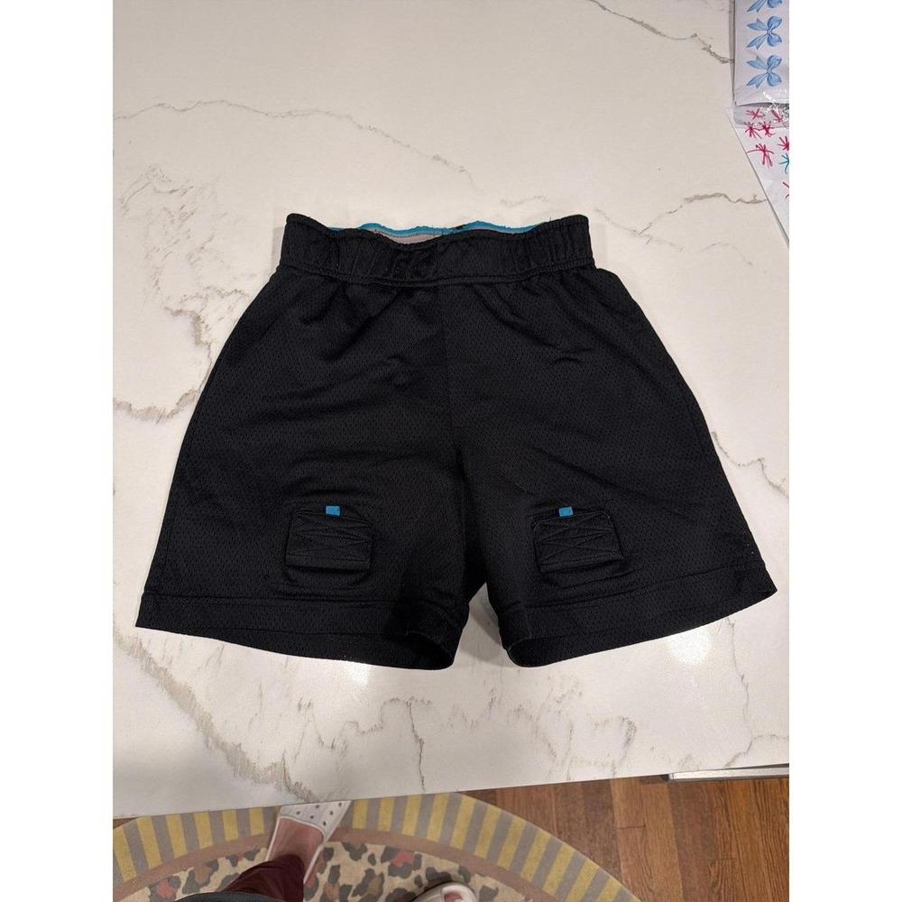 Champro hockey shorts Textured Polyester Mesh Short, Black youth medium